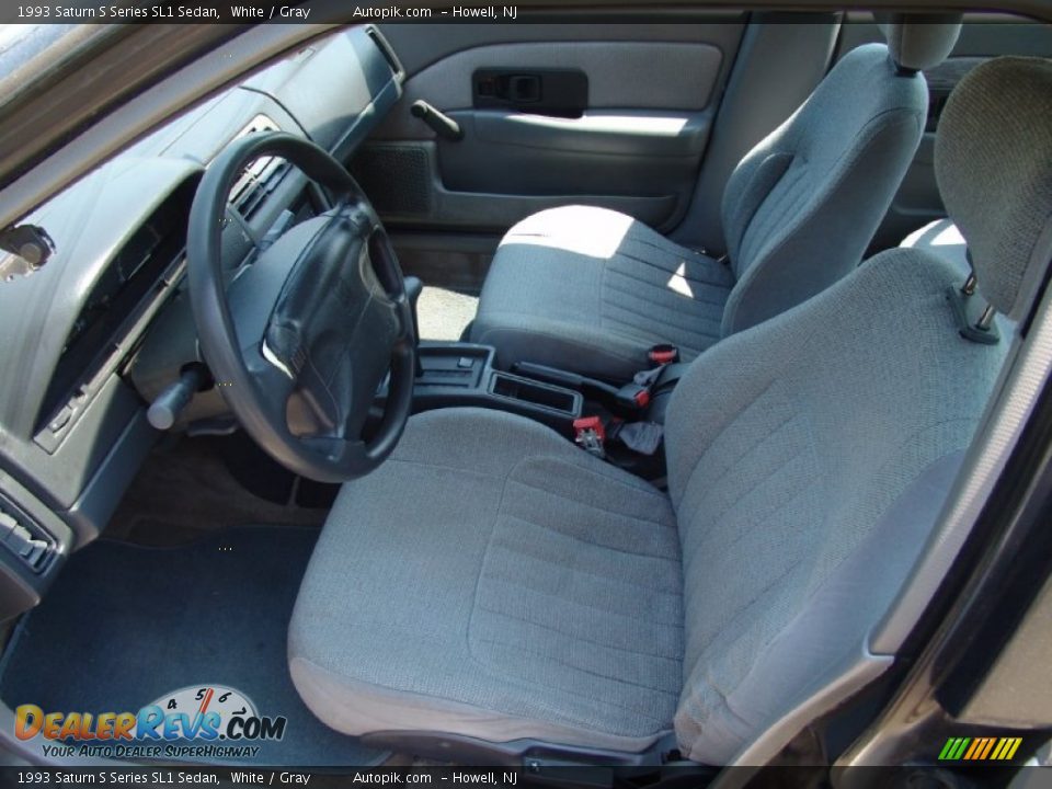 Gray Interior - 1993 Saturn S Series SL1 Sedan Photo #12