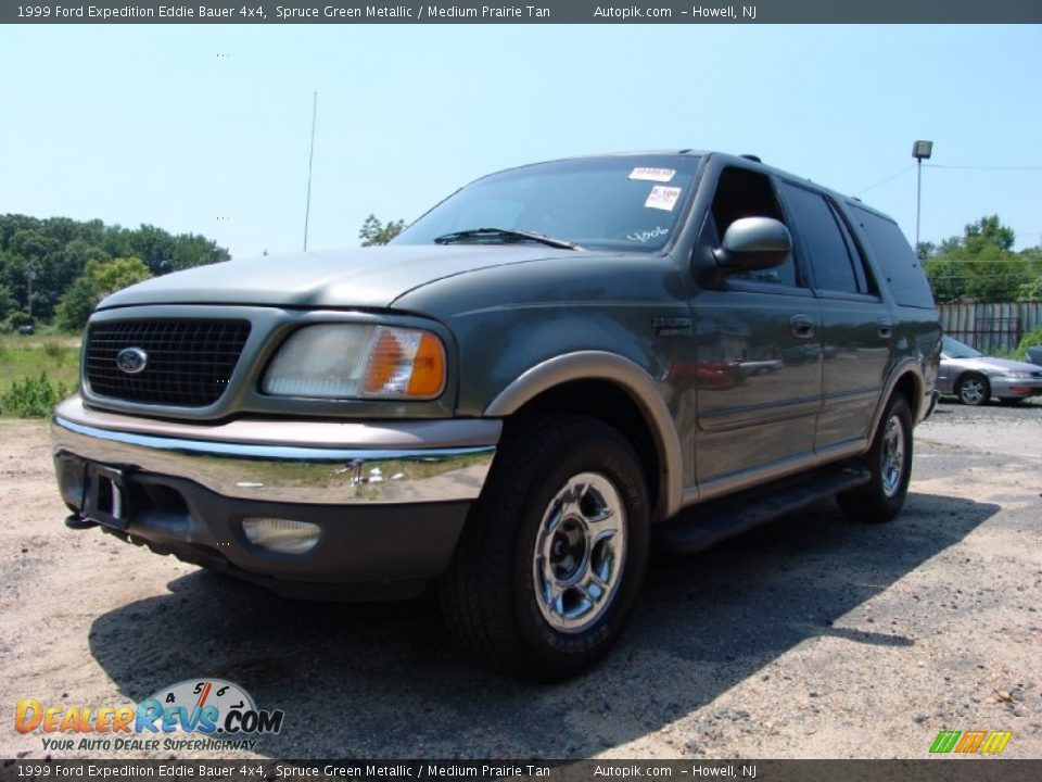 1999 Ford Expedition Eddie Bauer 4x4 Spruce Green Metallic / Medium Prairie Tan Photo #1