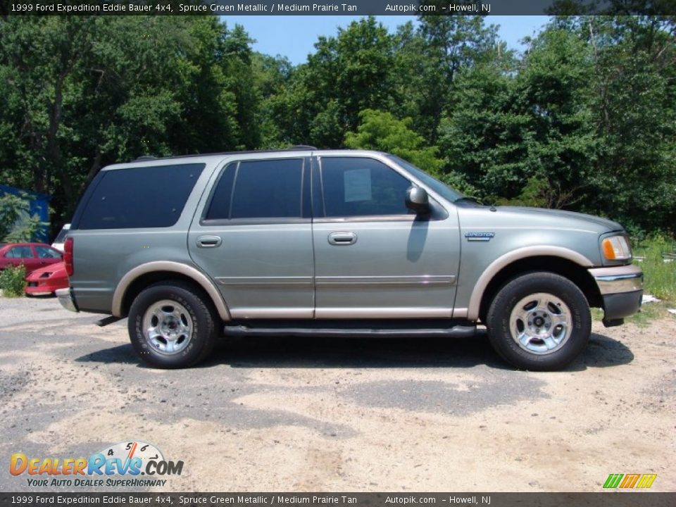 1999 Ford Expedition Eddie Bauer 4x4 Spruce Green Metallic / Medium Prairie Tan Photo #4