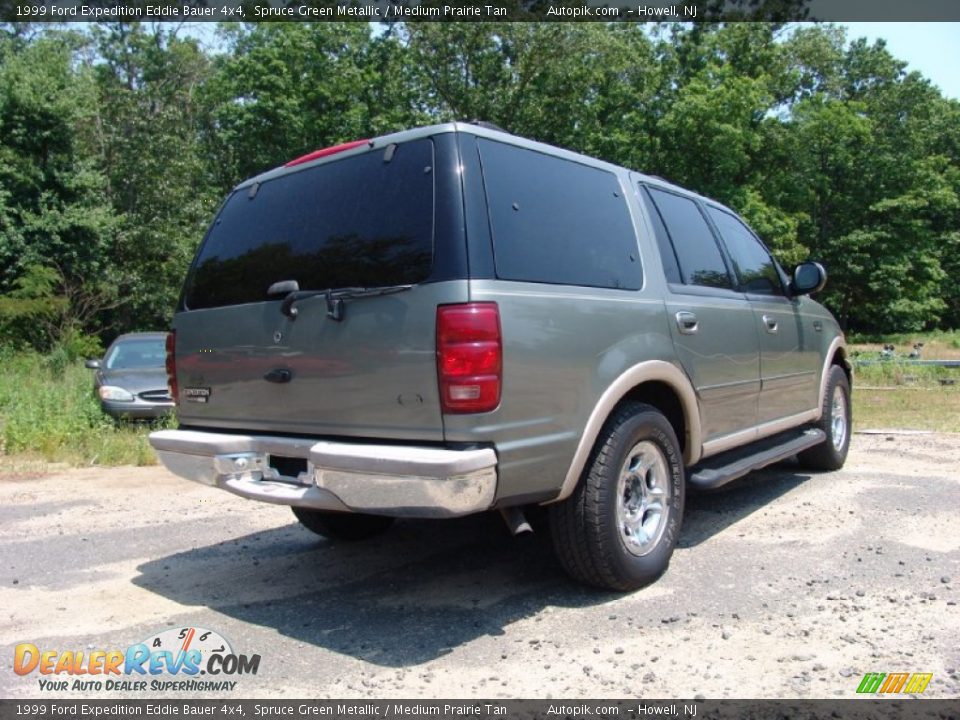 1999 Ford Expedition Eddie Bauer 4x4 Spruce Green Metallic / Medium Prairie Tan Photo #5