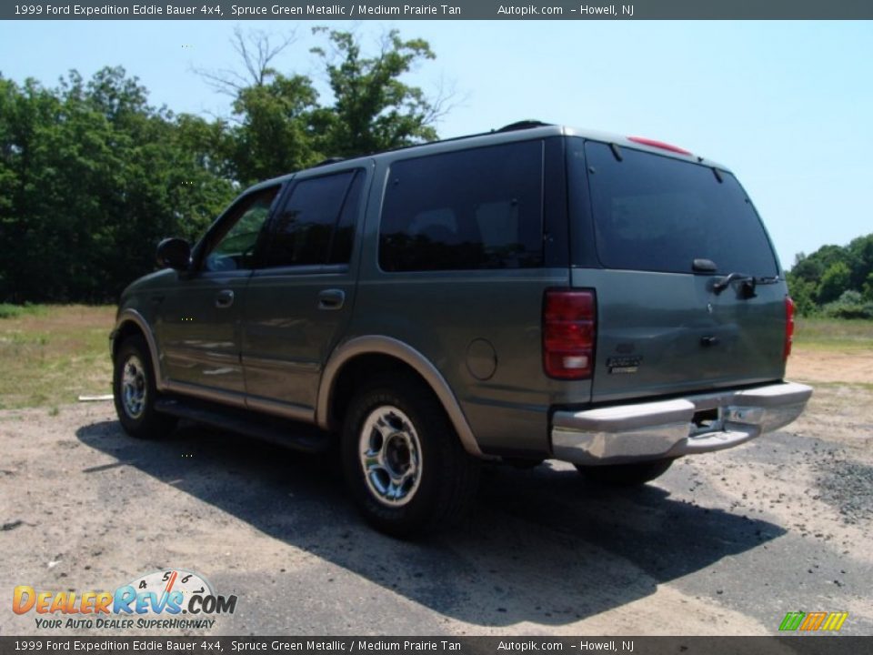 1999 Ford Expedition Eddie Bauer 4x4 Spruce Green Metallic / Medium Prairie Tan Photo #7