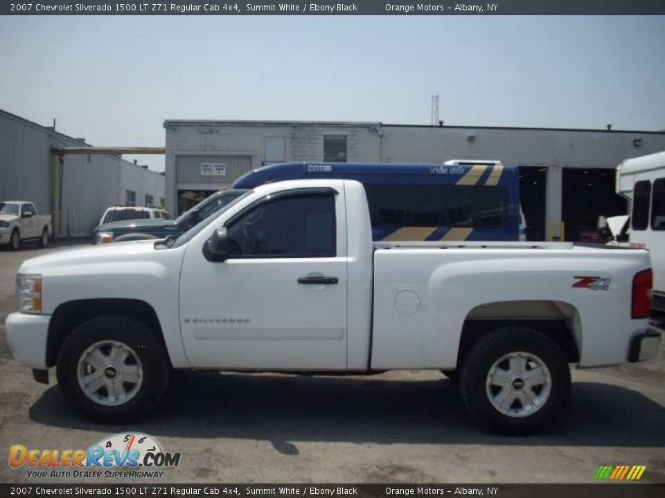 Summit White 2007 Chevrolet Silverado 1500 LT Z71 Regular Cab 4x4 Photo #1