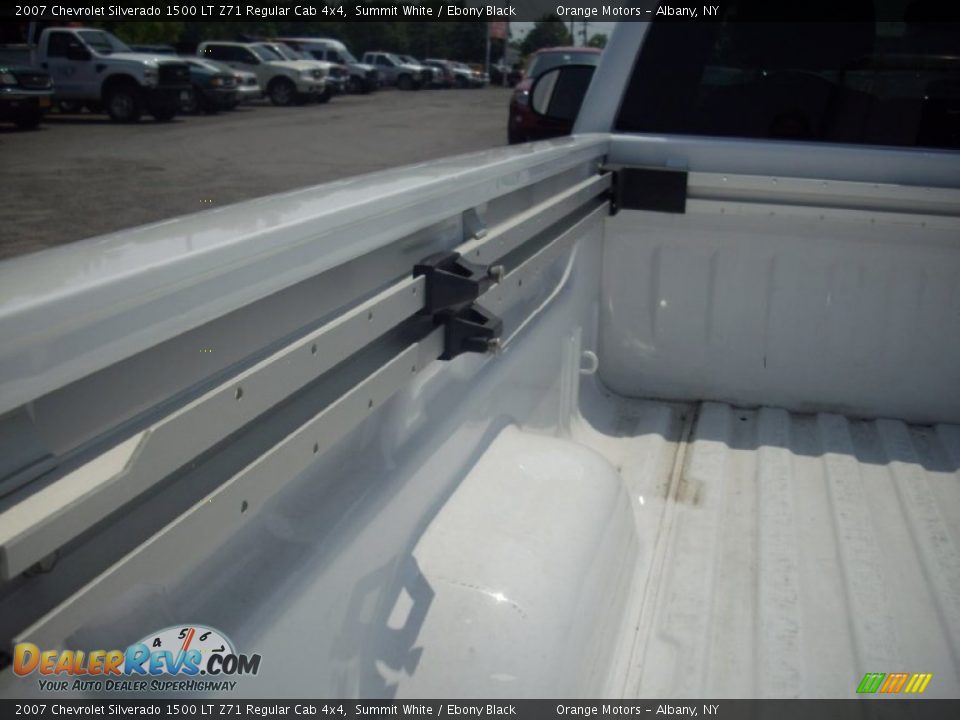 2007 Chevrolet Silverado 1500 LT Z71 Regular Cab 4x4 Summit White / Ebony Black Photo #14