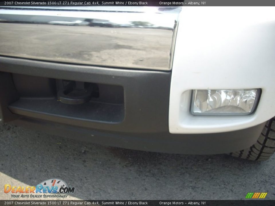 2007 Chevrolet Silverado 1500 LT Z71 Regular Cab 4x4 Summit White / Ebony Black Photo #17