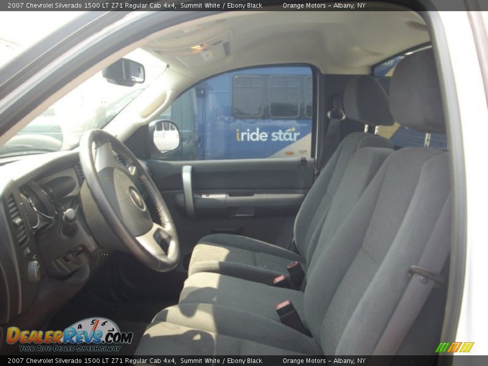 2007 Chevrolet Silverado 1500 LT Z71 Regular Cab 4x4 Summit White / Ebony Black Photo #18