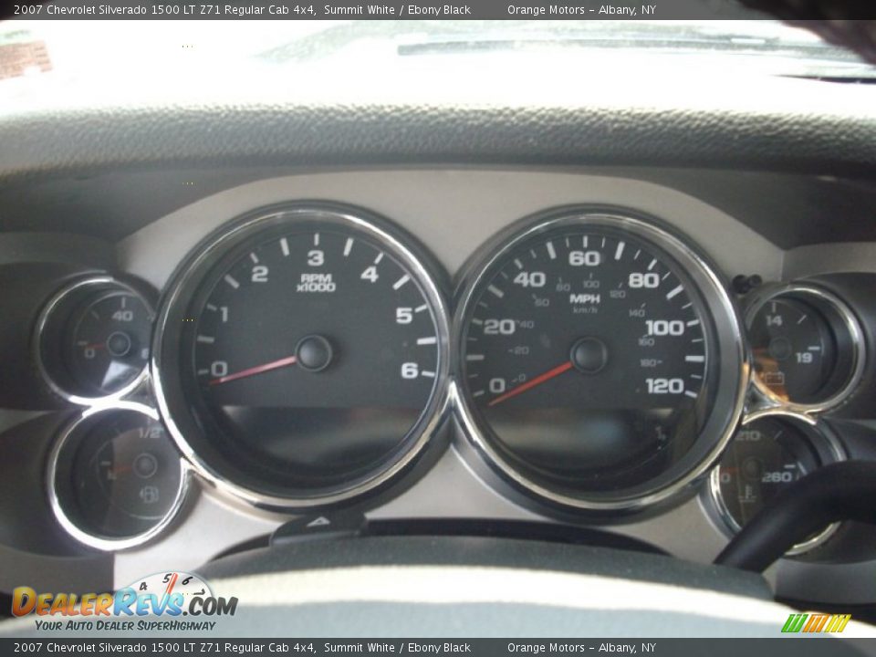 2007 Chevrolet Silverado 1500 LT Z71 Regular Cab 4x4 Summit White / Ebony Black Photo #21