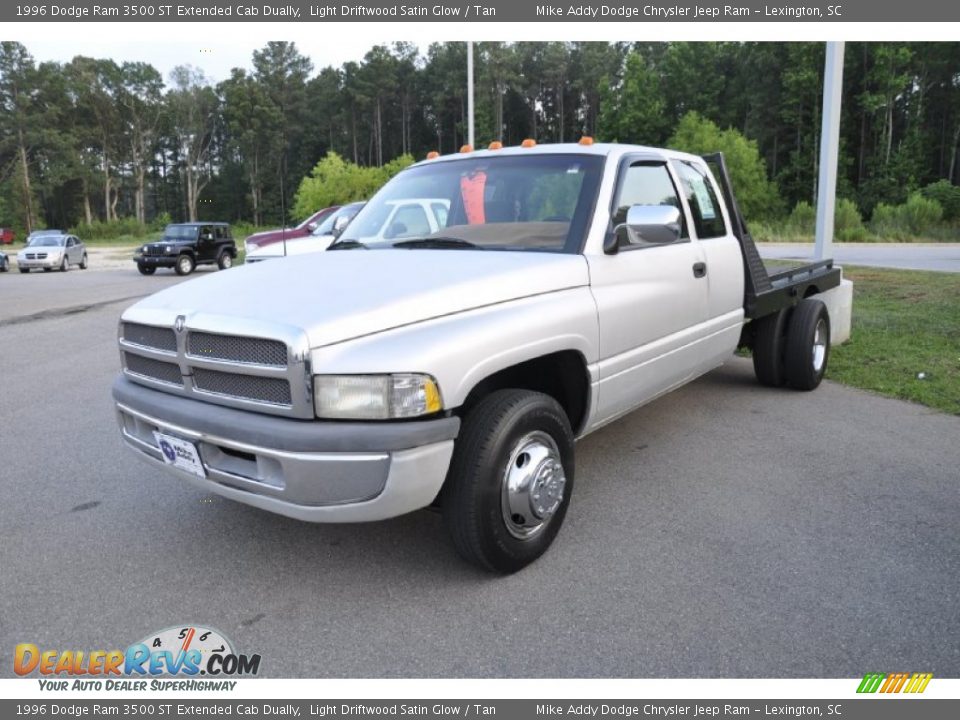 1996 Dodge Ram 3500 ST Extended Cab Dually Light Driftwood Satin Glow / Tan Photo #1