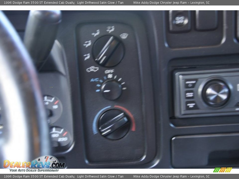 1996 Dodge Ram 3500 ST Extended Cab Dually Light Driftwood Satin Glow / Tan Photo #14