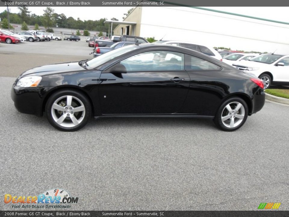 2008 Pontiac G6 GT Coupe Black / Ebony Black Photo #2