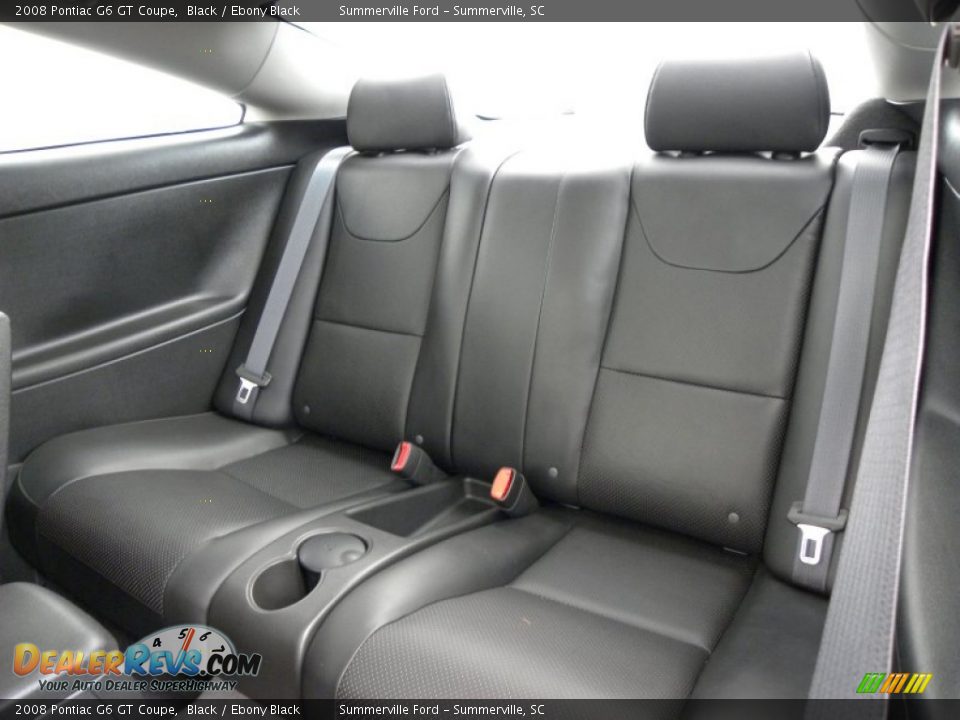 2008 Pontiac G6 GT Coupe Black / Ebony Black Photo #6