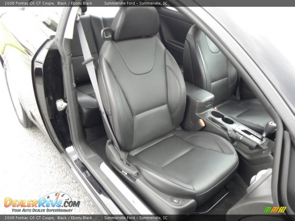 2008 Pontiac G6 GT Coupe Black / Ebony Black Photo #8