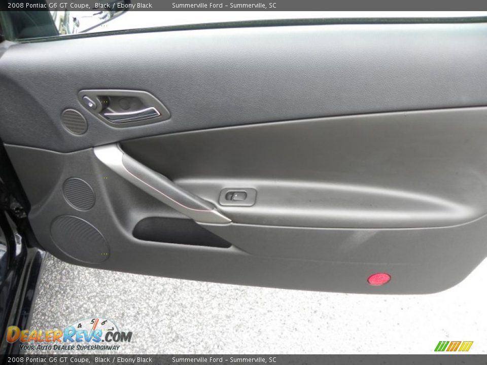 2008 Pontiac G6 GT Coupe Black / Ebony Black Photo #10