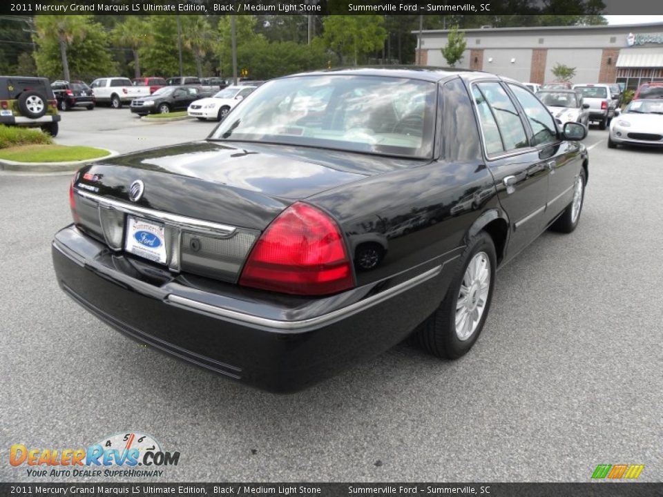 2011 Mercury Grand Marquis LS Ultimate Edition Black / Medium Light Stone Photo #13
