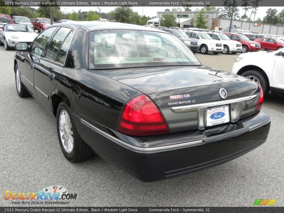 2011 Mercury Grand Marquis LS Ultimate Edition Black / Medium Light Stone Photo #15