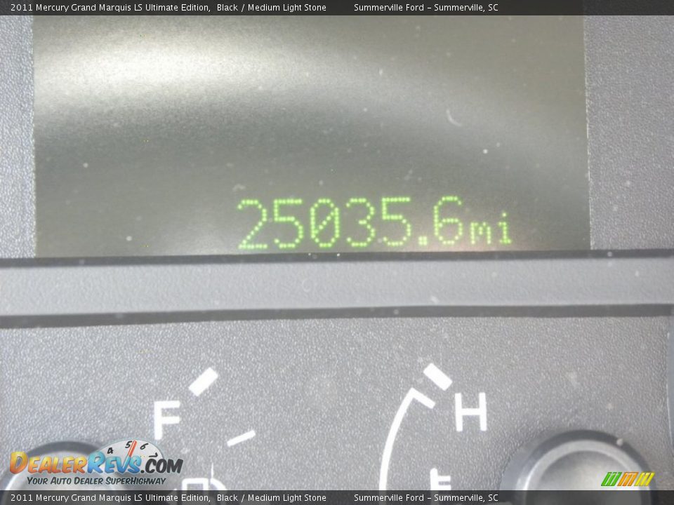 2011 Mercury Grand Marquis LS Ultimate Edition Black / Medium Light Stone Photo #23