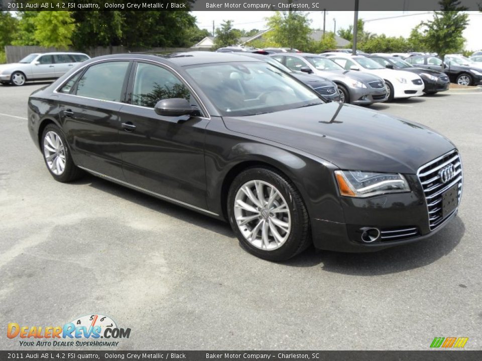 Oolong Grey Metallic 2011 Audi A8 L 4.2 FSI quattro Photo #1