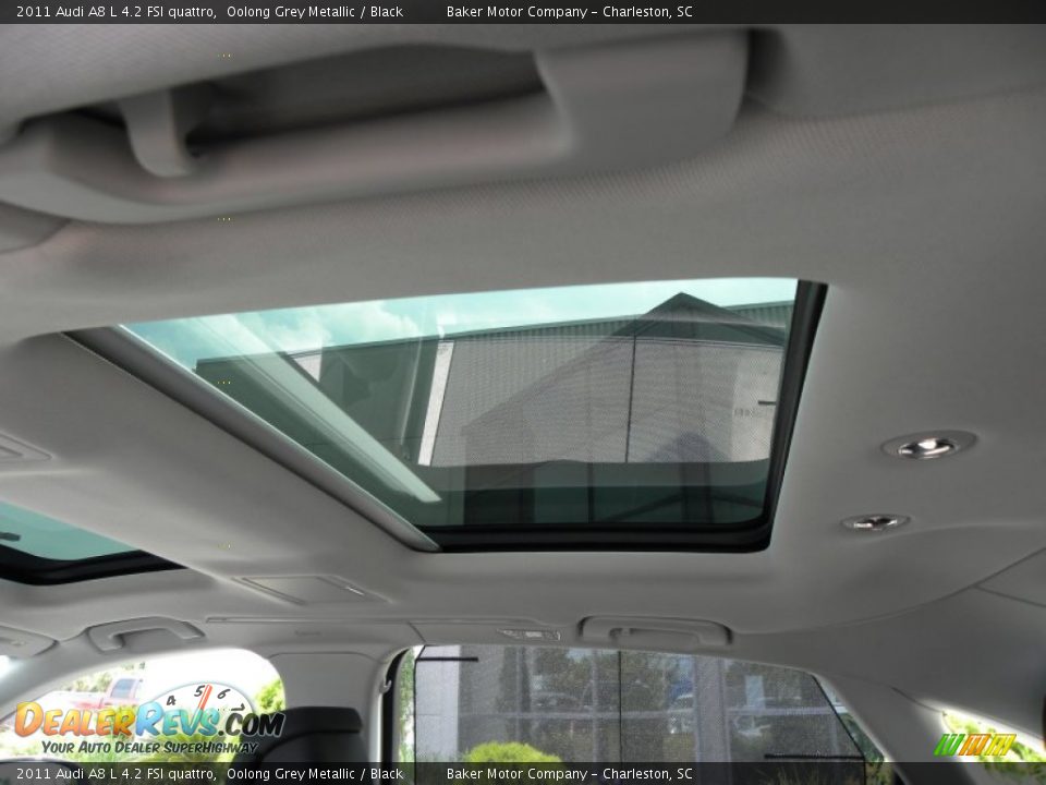 2011 Audi A8 L 4.2 FSI quattro Oolong Grey Metallic / Black Photo #8