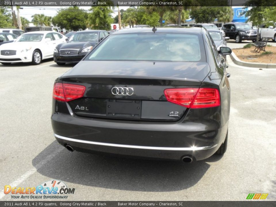 Oolong Grey Metallic 2011 Audi A8 L 4.2 FSI quattro Photo #17