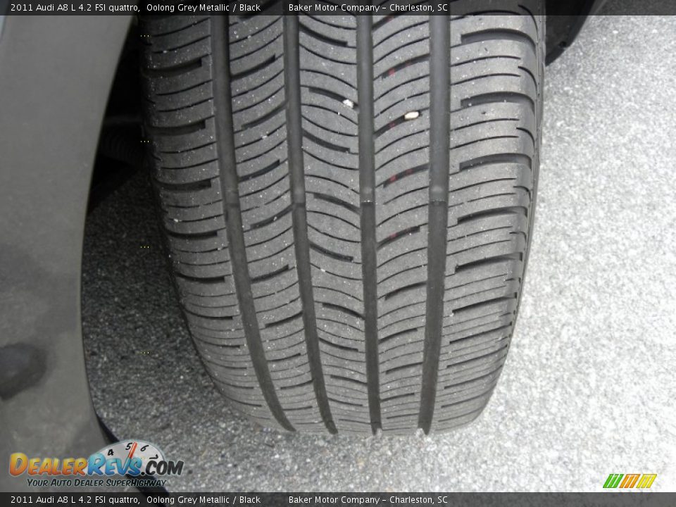 2011 Audi A8 L 4.2 FSI quattro Oolong Grey Metallic / Black Photo #21