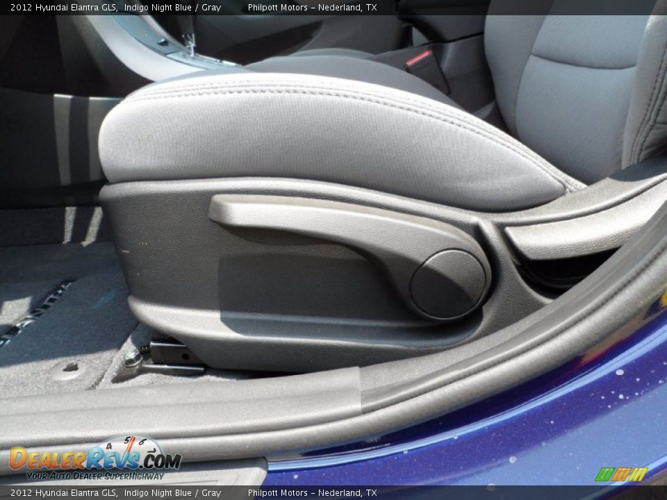 2012 Hyundai Elantra GLS Indigo Night Blue / Gray Photo #24