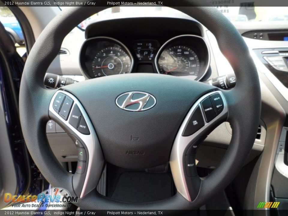 2012 Hyundai Elantra GLS Steering Wheel Photo #30