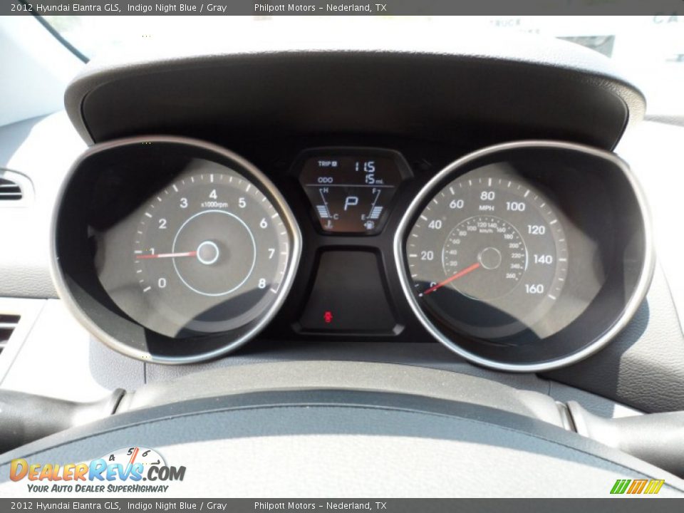 2012 Hyundai Elantra GLS Gauges Photo #31