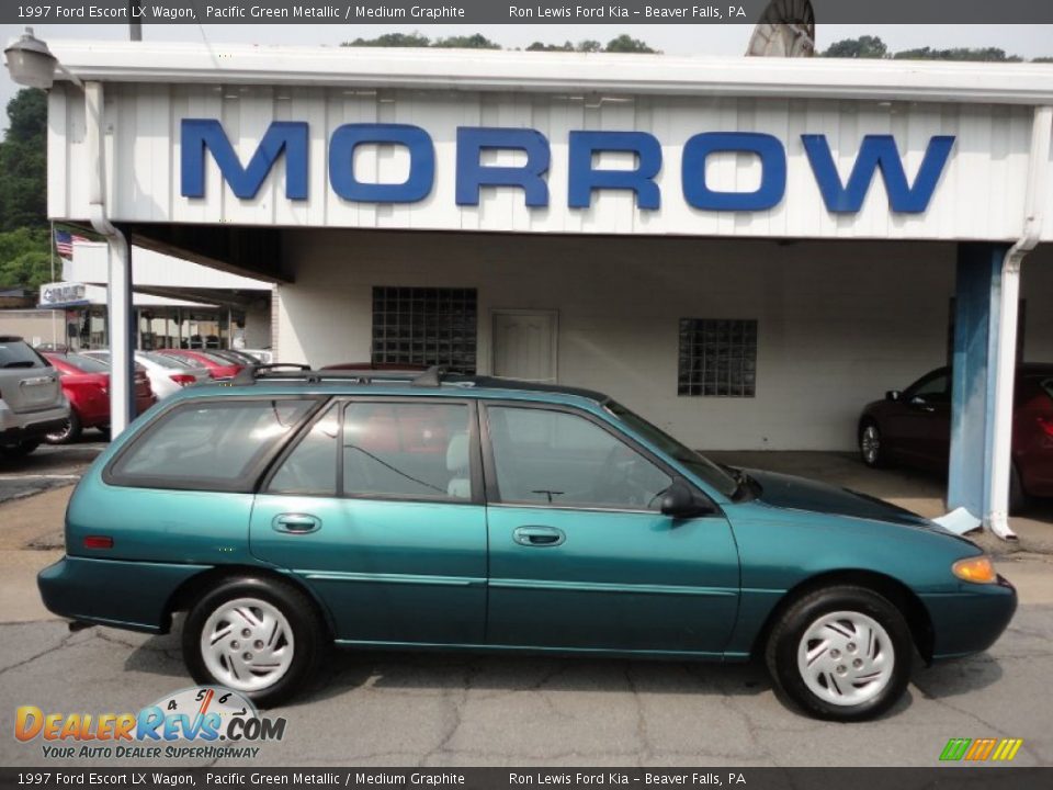 1997 Ford Escort LX Wagon Pacific Green Metallic / Medium Graphite Photo #1