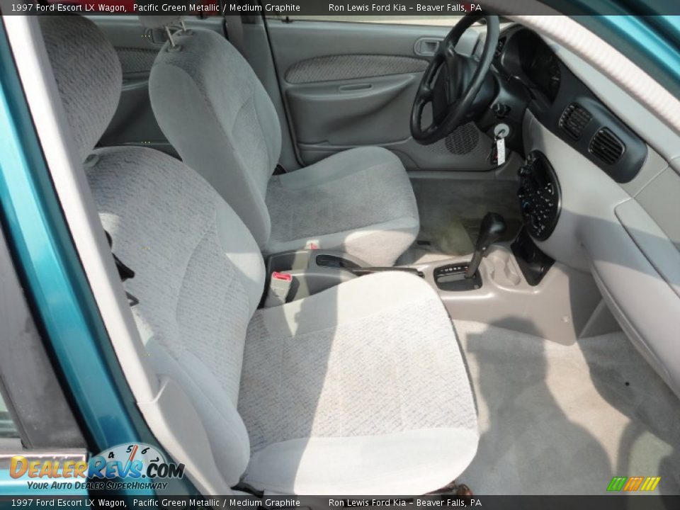 Medium Graphite Interior - 1997 Ford Escort LX Wagon Photo #21
