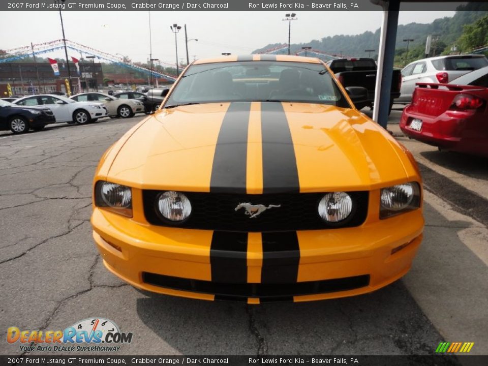 Grabber Orange 2007 Ford Mustang GT Premium Coupe Photo #3