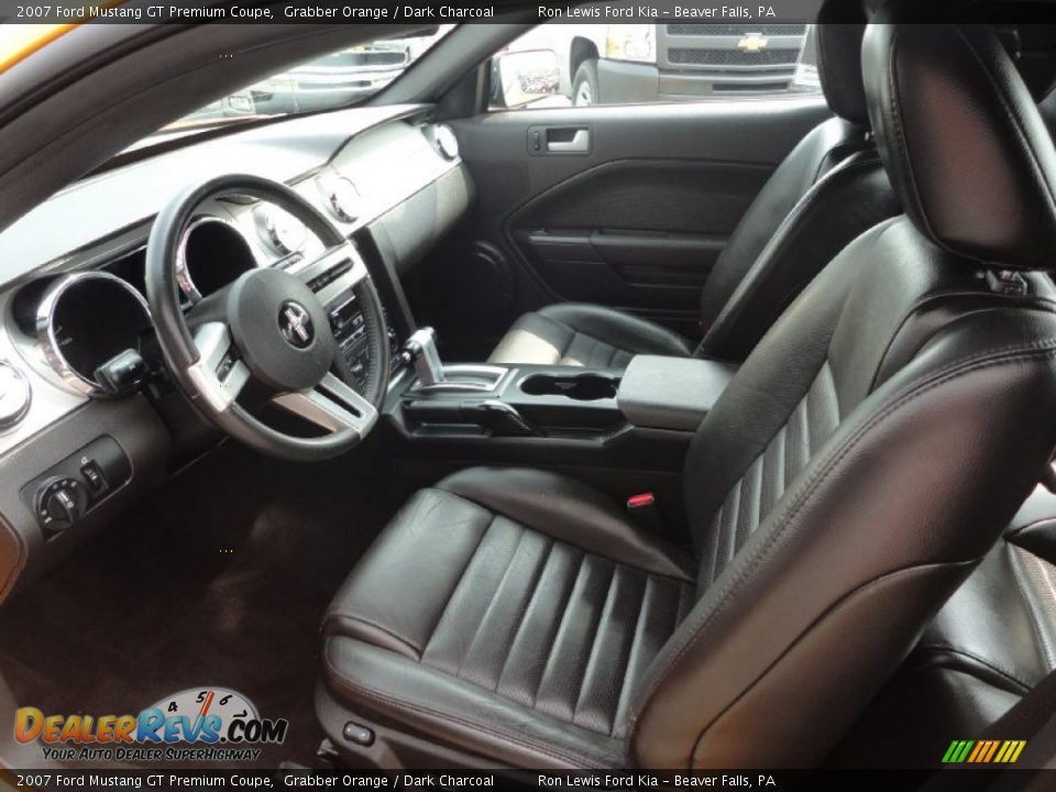 Dark Charcoal Interior - 2007 Ford Mustang GT Premium Coupe Photo #13