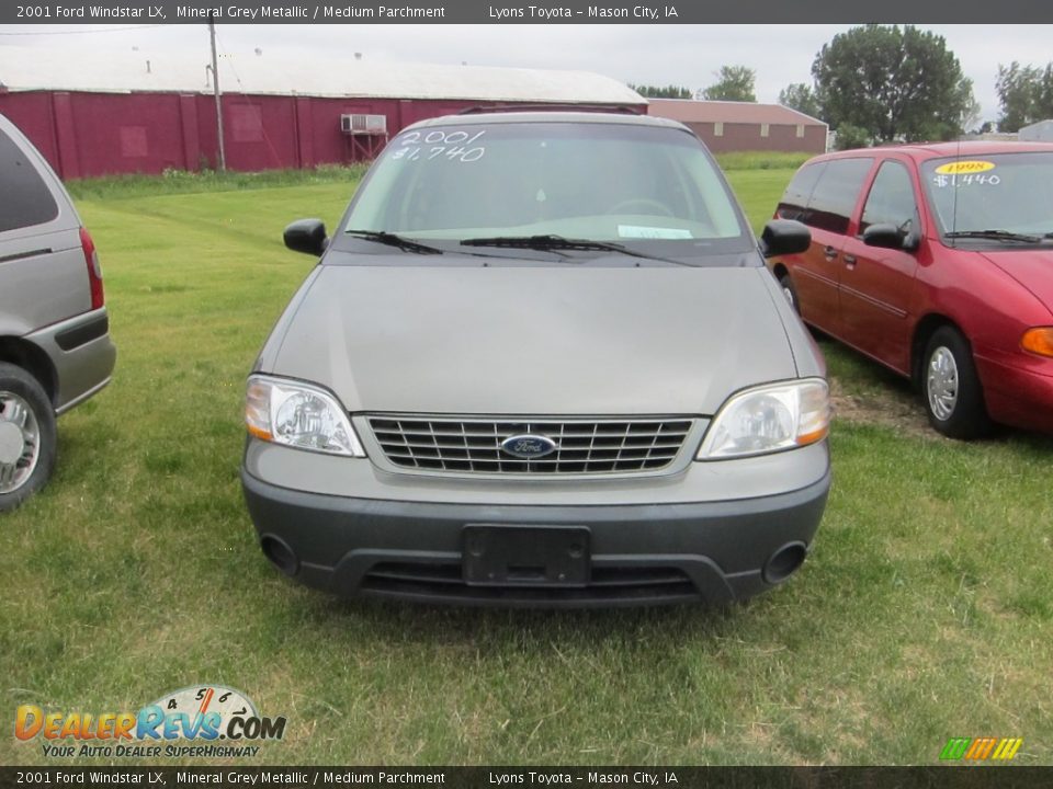 2001 Ford Windstar LX Mineral Grey Metallic / Medium Parchment Photo #2