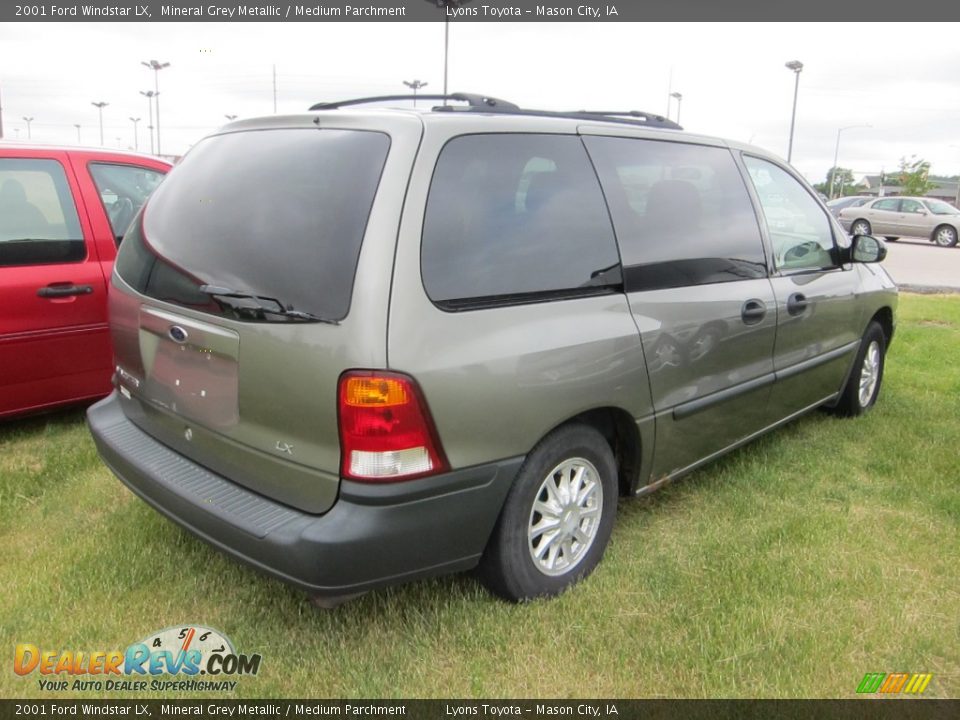 2001 Ford Windstar LX Mineral Grey Metallic / Medium Parchment Photo #5