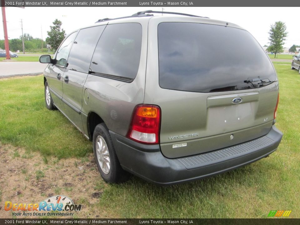 2001 Ford Windstar LX Mineral Grey Metallic / Medium Parchment Photo #7