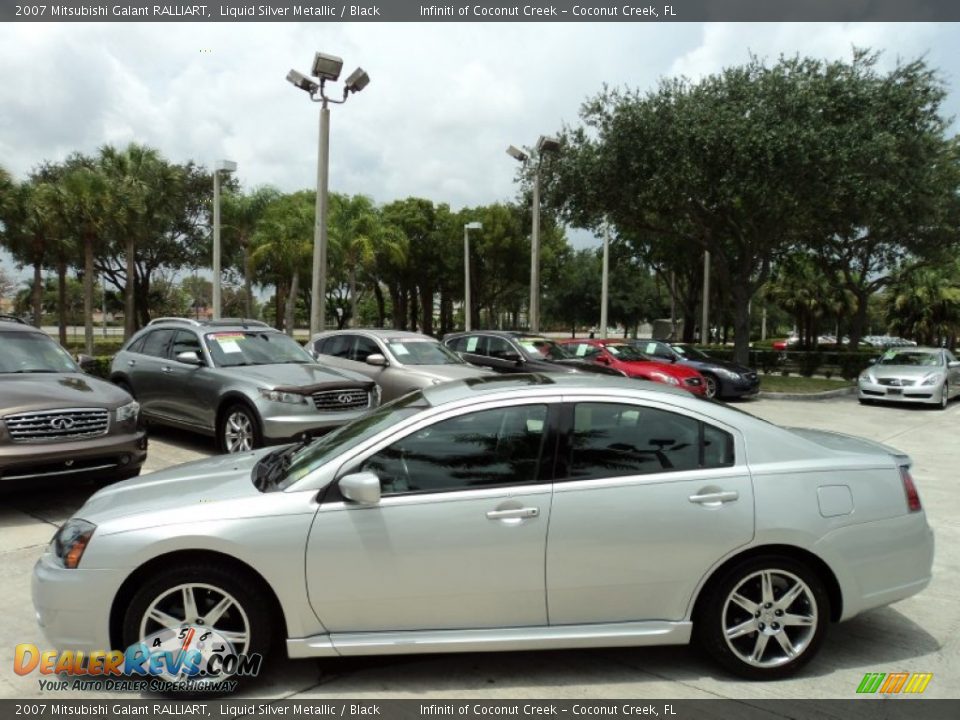 Liquid Silver Metallic 2007 Mitsubishi Galant RALLIART Photo #10