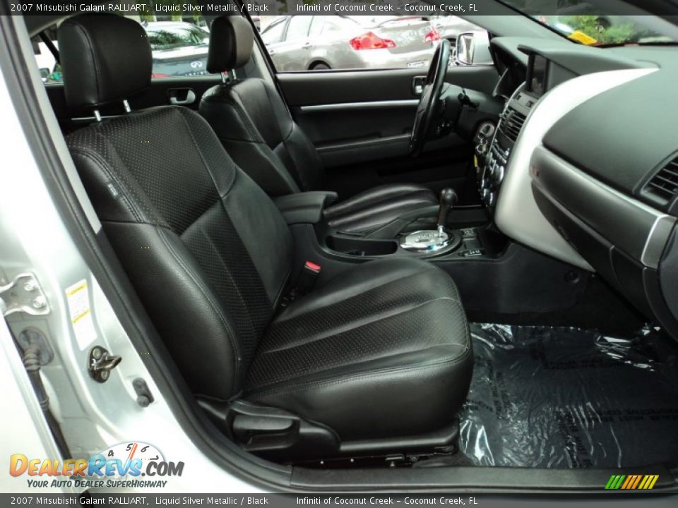 2007 Mitsubishi Galant RALLIART Liquid Silver Metallic / Black Photo #20