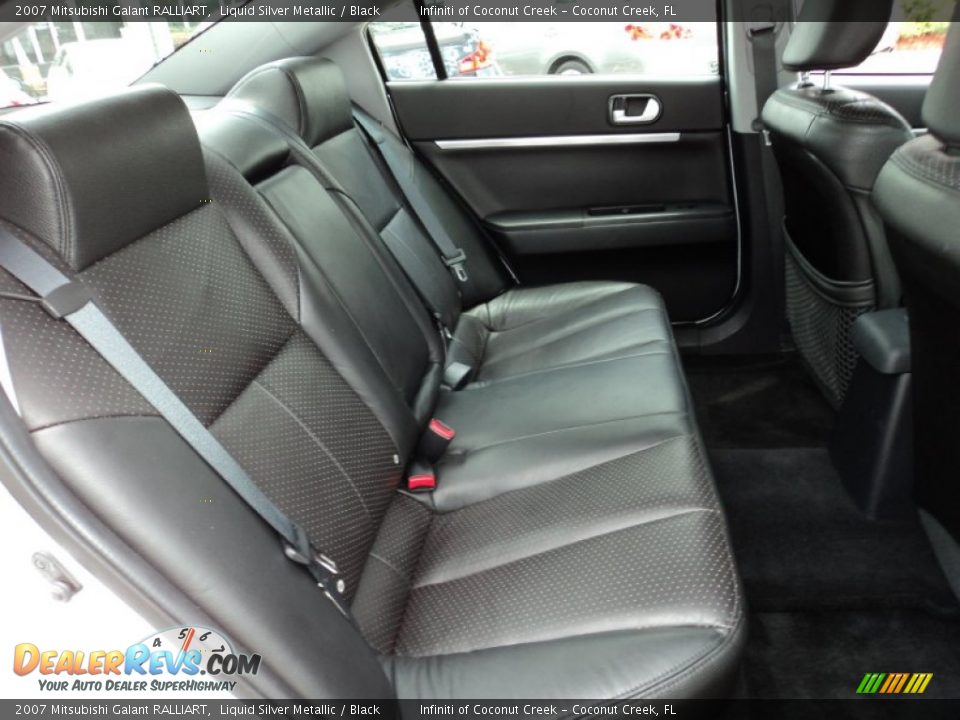 2007 Mitsubishi Galant RALLIART Liquid Silver Metallic / Black Photo #22