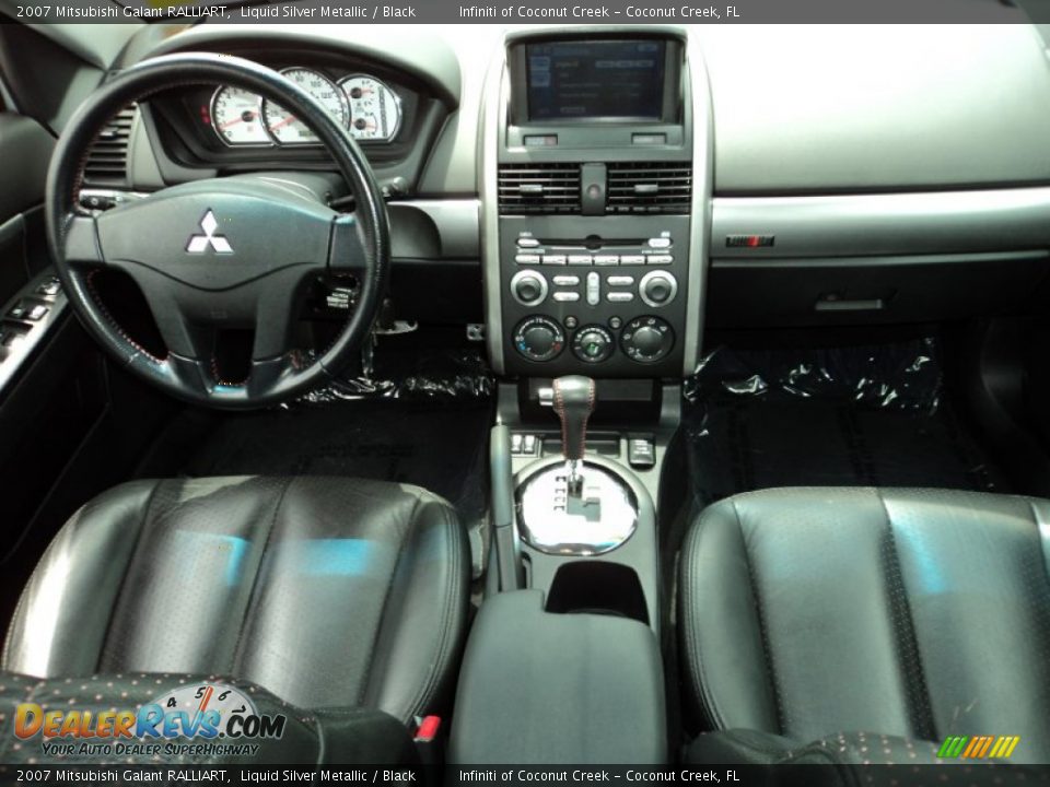 2007 Mitsubishi Galant RALLIART Liquid Silver Metallic / Black Photo #23