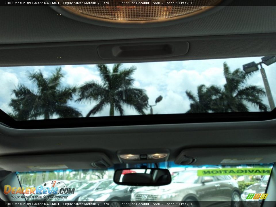 2007 Mitsubishi Galant RALLIART Liquid Silver Metallic / Black Photo #26