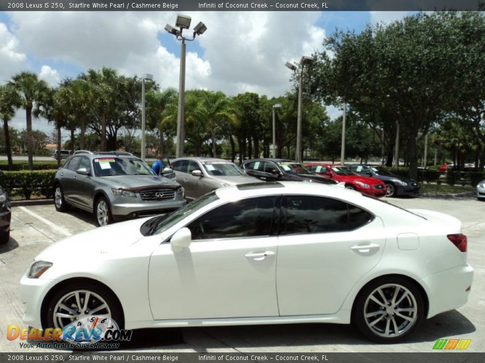 2008 Lexus IS 250 Starfire White Pearl / Cashmere Beige Photo #9