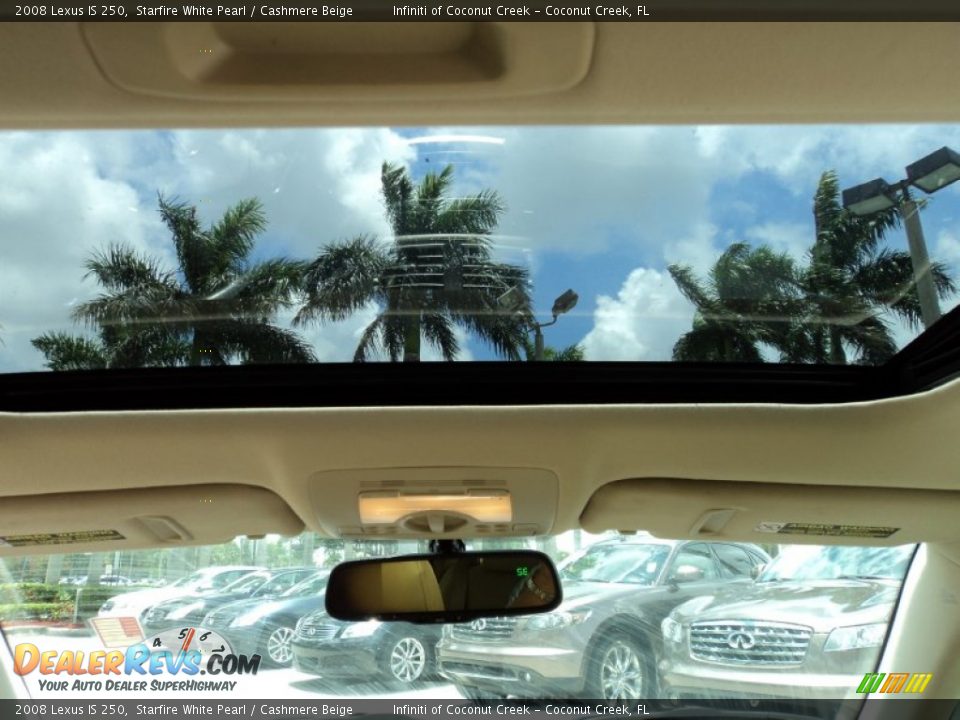 2008 Lexus IS 250 Starfire White Pearl / Cashmere Beige Photo #23