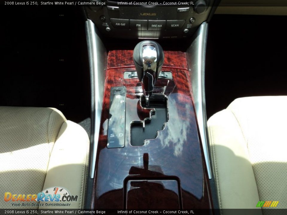 2008 Lexus IS 250 Starfire White Pearl / Cashmere Beige Photo #26