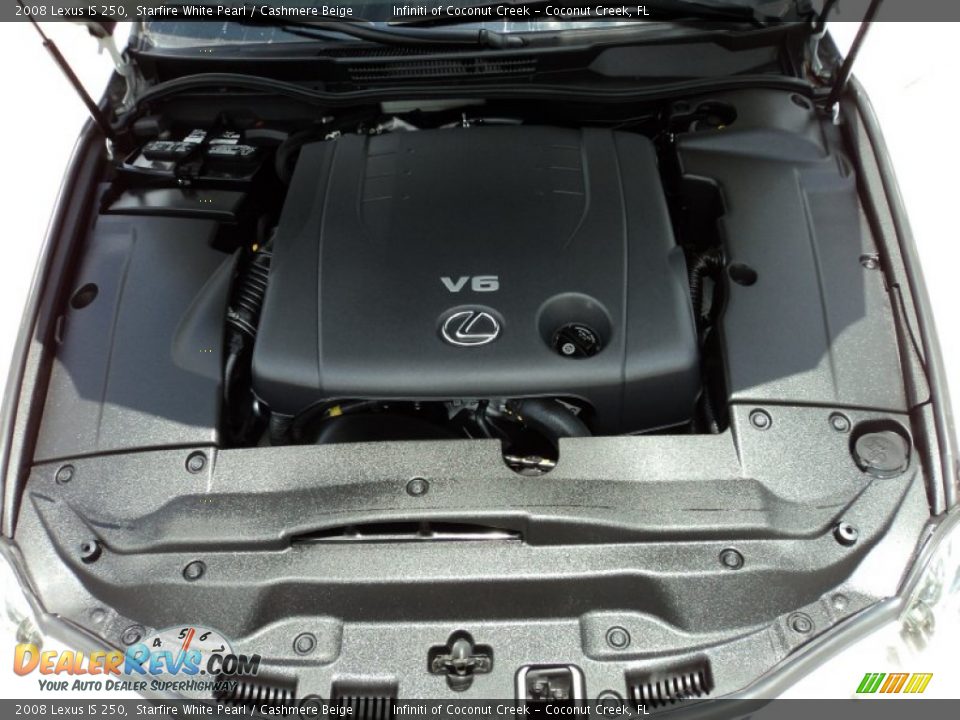 2008 Lexus IS 250 Starfire White Pearl / Cashmere Beige Photo #28