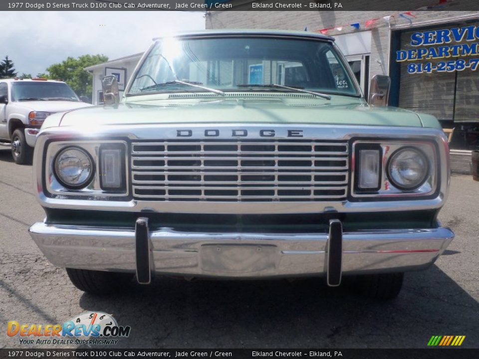 1977 Dodge D Series Truck D100 Club Cab Adventurer Jade Green / Green Photo #2