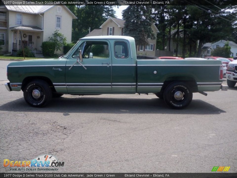 Jade Green 1977 Dodge D Series Truck D100 Club Cab Adventurer Photo #8