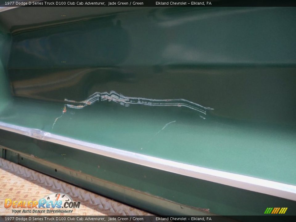 1977 Dodge D Series Truck D100 Club Cab Adventurer Jade Green / Green Photo #18