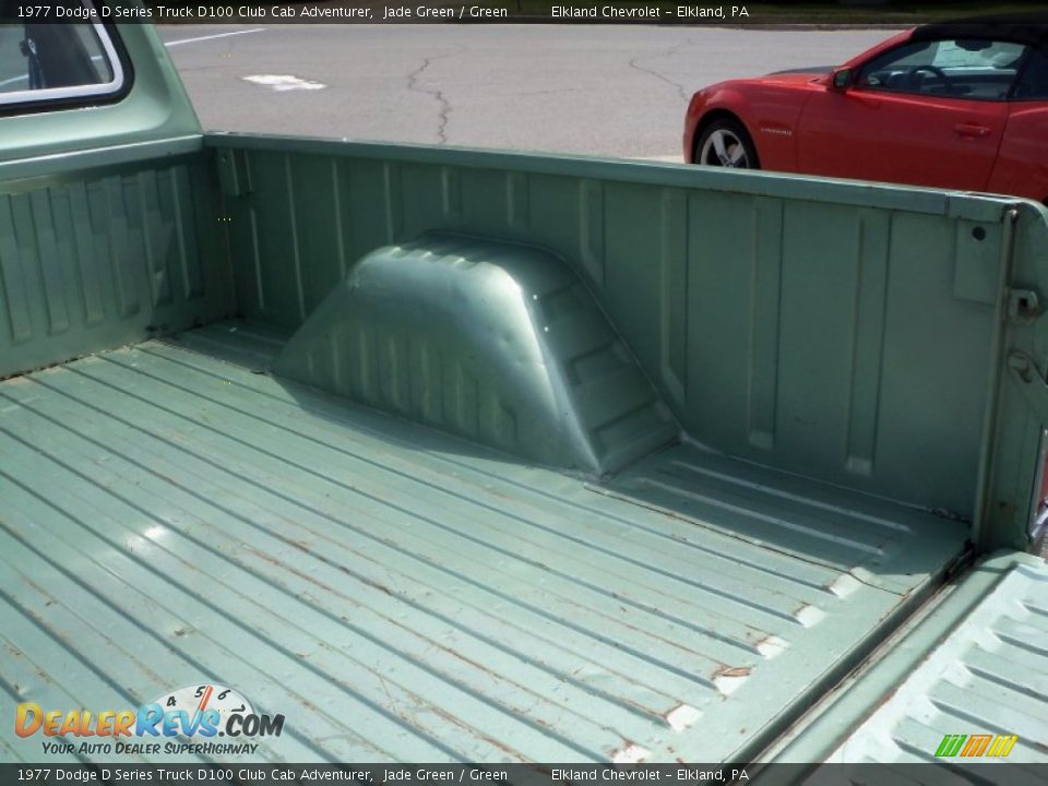 1977 Dodge D Series Truck D100 Club Cab Adventurer Jade Green / Green Photo #20