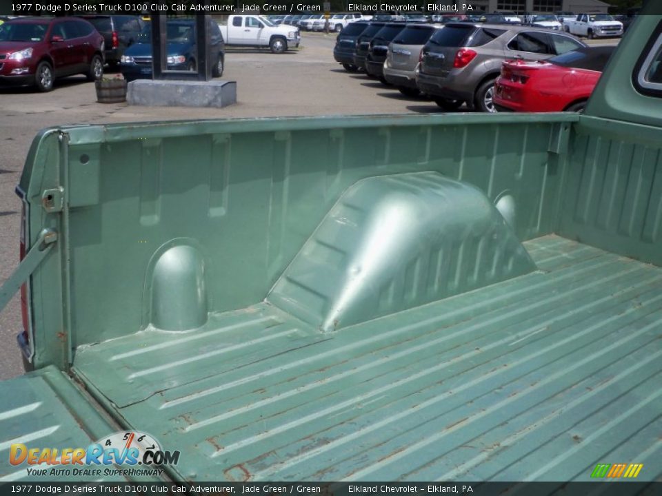 1977 Dodge D Series Truck D100 Club Cab Adventurer Jade Green / Green Photo #21