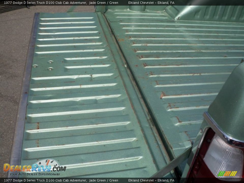 1977 Dodge D Series Truck D100 Club Cab Adventurer Jade Green / Green Photo #22