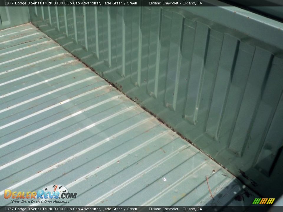 1977 Dodge D Series Truck D100 Club Cab Adventurer Jade Green / Green Photo #23