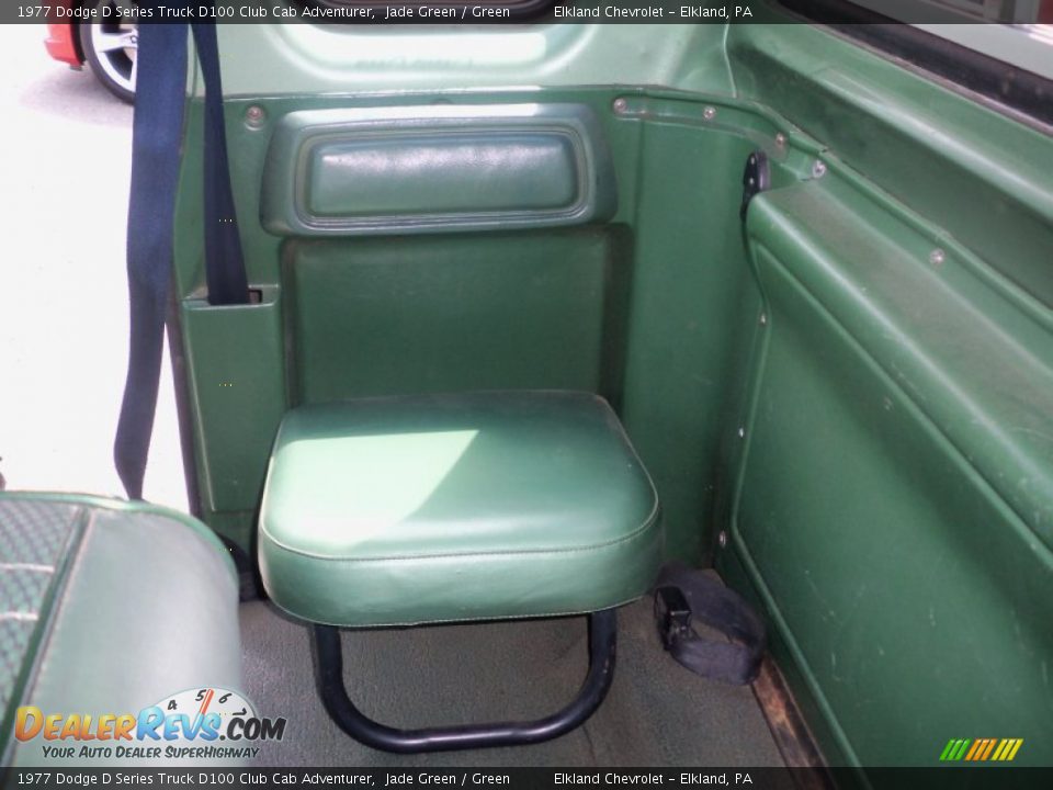 Green Interior - 1977 Dodge D Series Truck D100 Club Cab Adventurer Photo #26